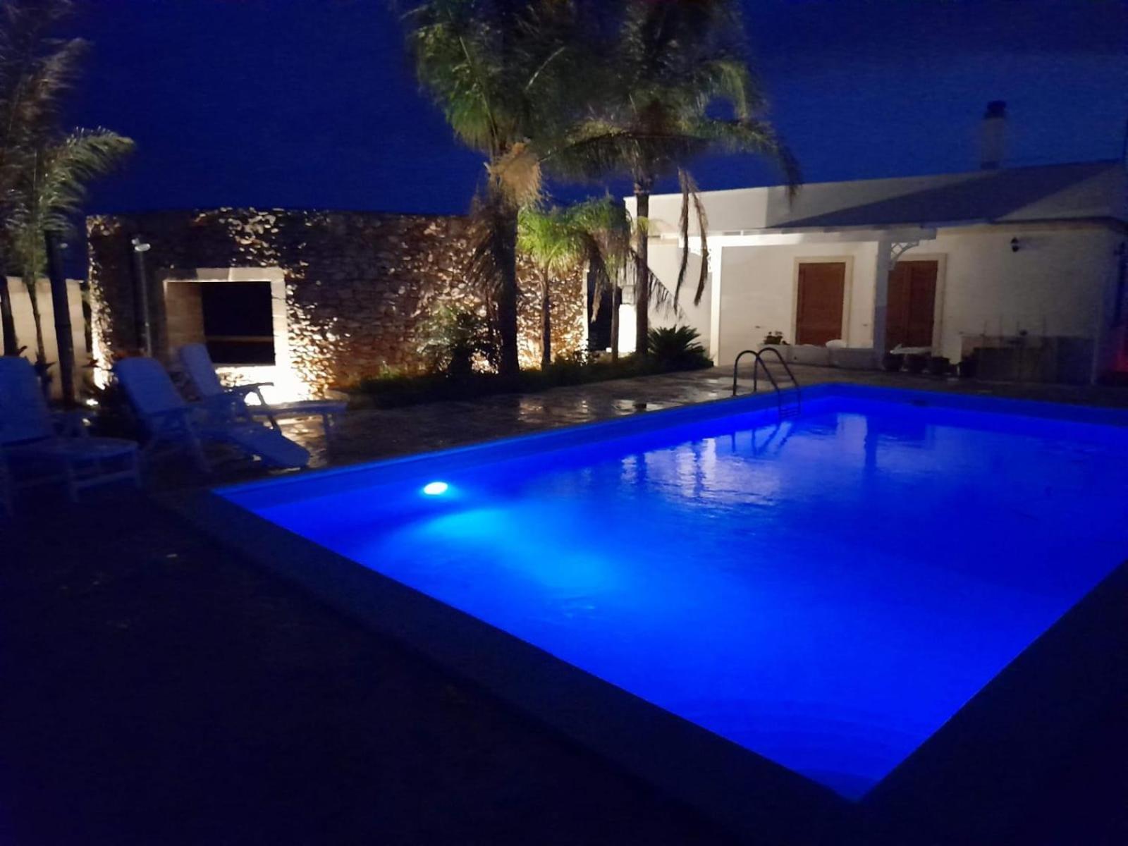 Villa Vista Mare Panoramica, Trullo E Piscina Esclusiva Alliste Exterior foto