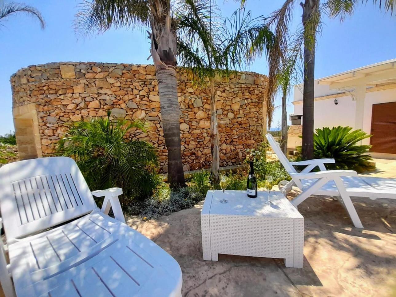 Villa Vista Mare Panoramica, Trullo E Piscina Esclusiva Alliste Exterior foto