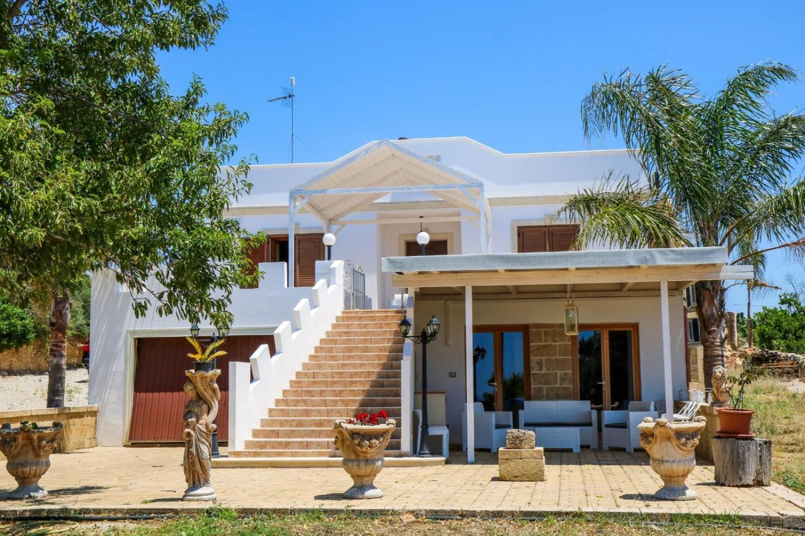 Villa Vista Mare Panoramica, Trullo E Piscina Esclusiva Alliste Exterior foto